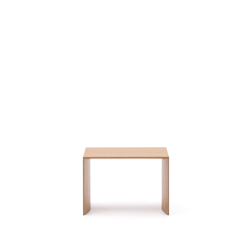 Beistelltisch Litto aus Eichenfurnier oder Wallnussfurnier FSC Mix Credit 55 x 40 cm von Kave Home – Bild 1