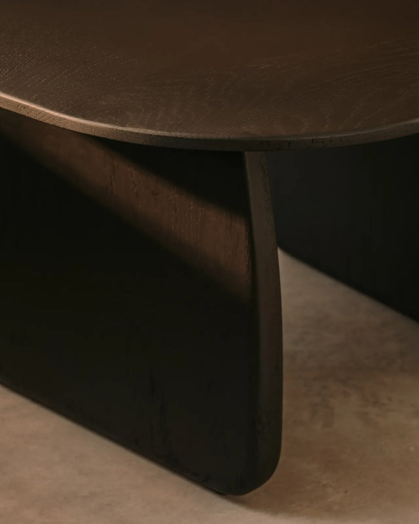 Beistelltisch Pirita aus massiver Eiche 71 x 70 cm FSC 100% von Kave Home – Bild 2