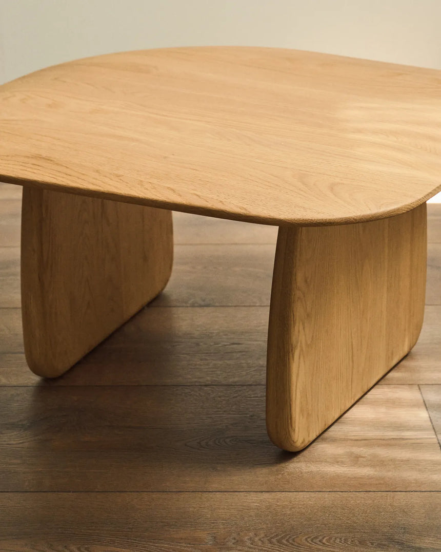 Beistelltisch Pirita aus massiver Eiche mit natürlichem Finish 71 x 70 cm FSC 100% von Kave Home – Bild 2