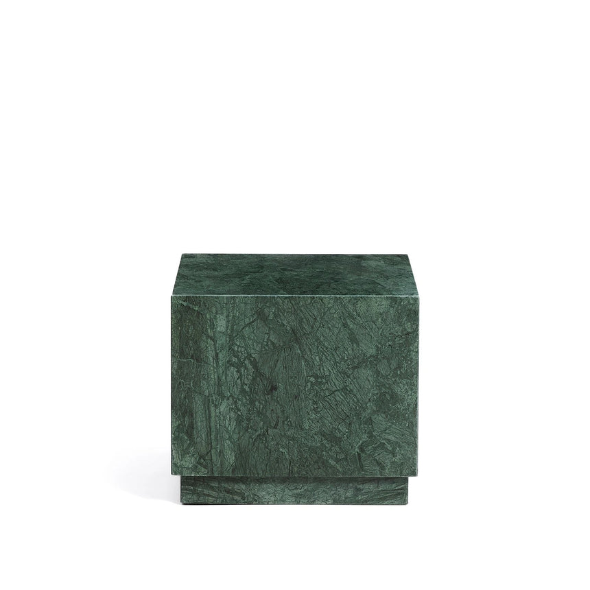 Beistelltisch Sorein aus grünem Marmor, 40 x 40 cm von Kave Home – Bild 1