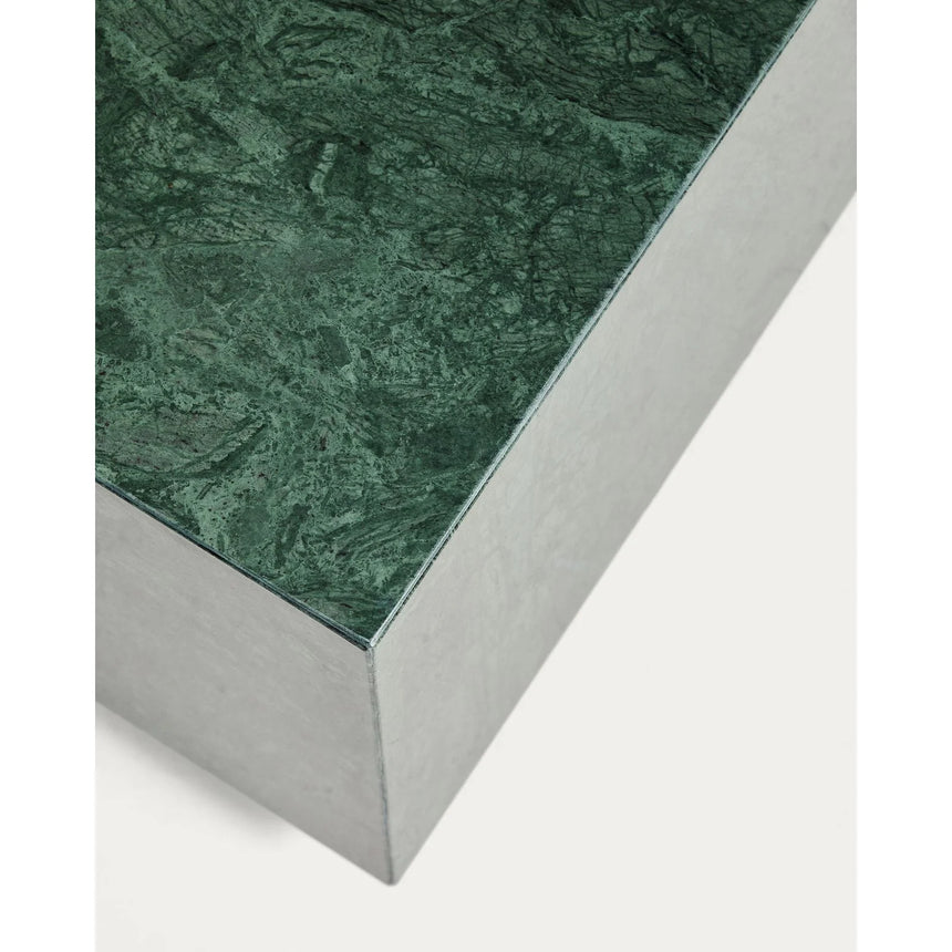 Beistelltisch Sorein aus grünem Marmor, 40 x 40 cm von Kave Home – Bild 5