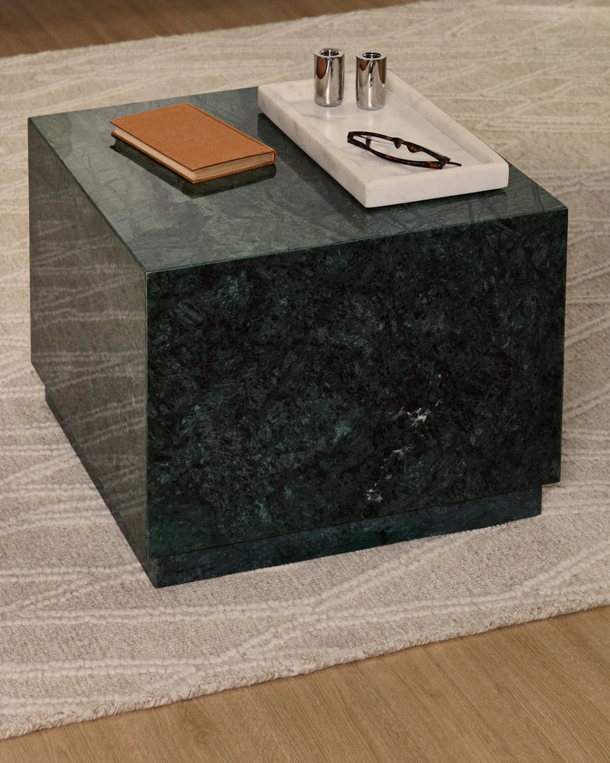 Beistelltisch Sorein aus grünem Marmor, 50 x 50 cm von Kave Home – Produktbild 5