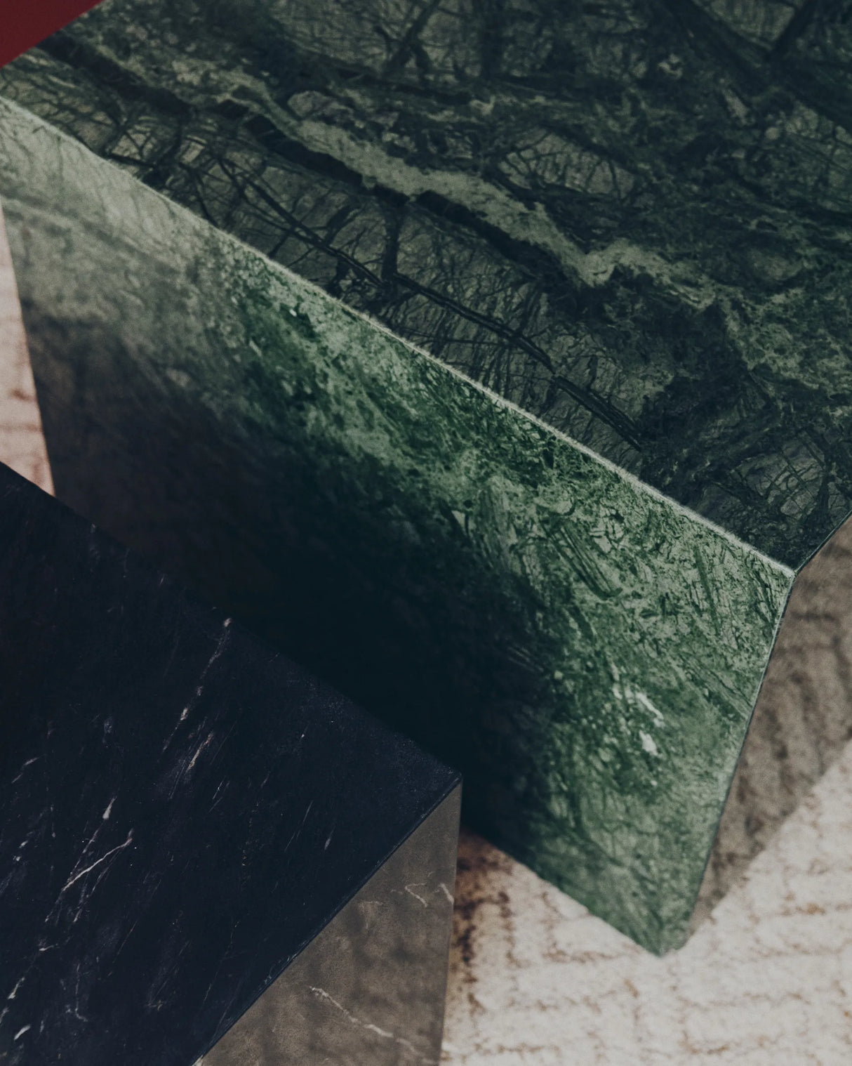 Beistelltisch Sorein aus schwarzem Marmor, 40 x 40 cm von Kave Home – Produktbild 3