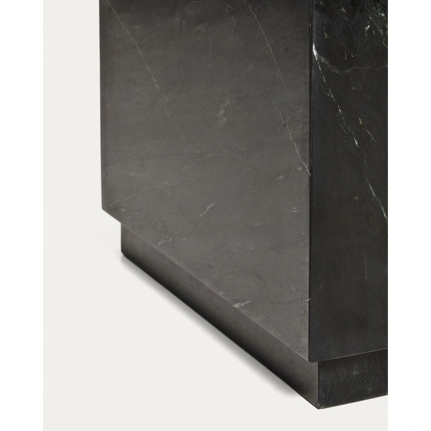 Beistelltisch Sorein aus schwarzem Marmor, 50 x 50 cm von Kave Home – Bild 9