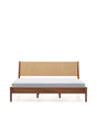 Bett Elan aus Furnier und massivem Walnussholz mit Seil Matratze 180 x 200 cm FSC Mix Credit von Kave Home – Produktbild 10
