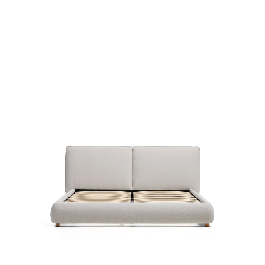 Bett Elerio mit Chenille für Matratzengröße 180 x 200 cm von Kave Home – Bild 4