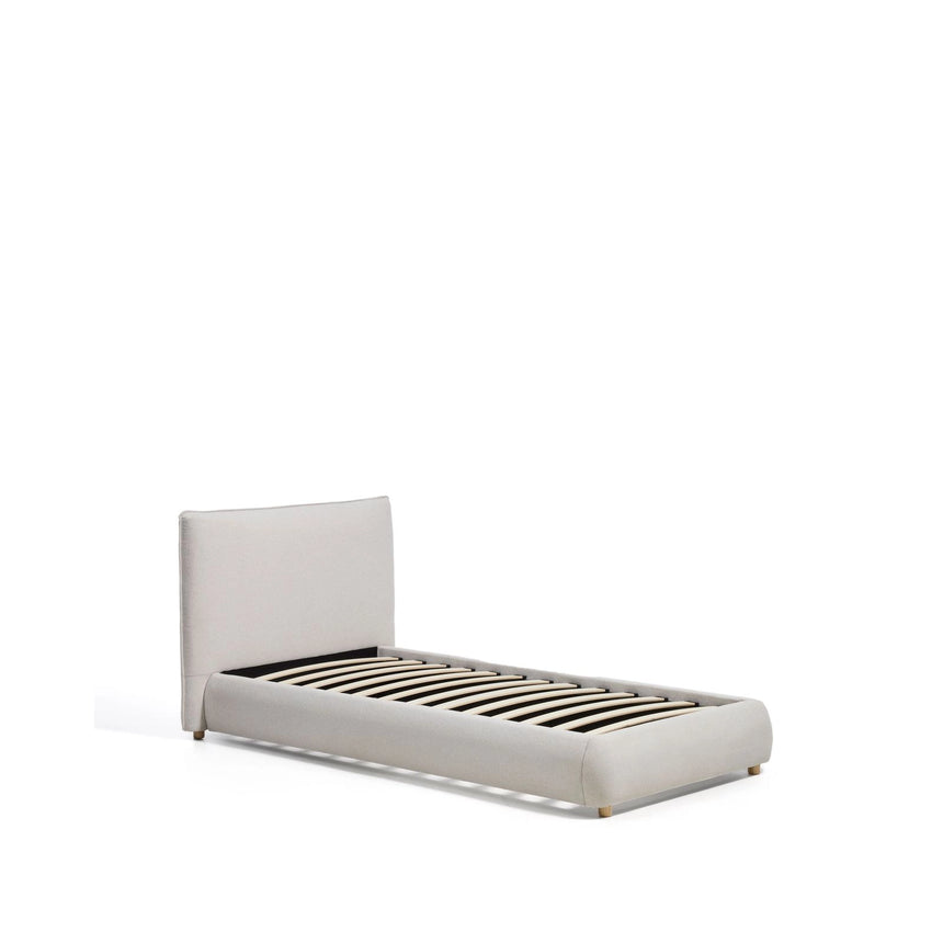 Bett Elerio mit Chenille für Matratzengröße 90 x 200 cm von Kave Home – Bild 5