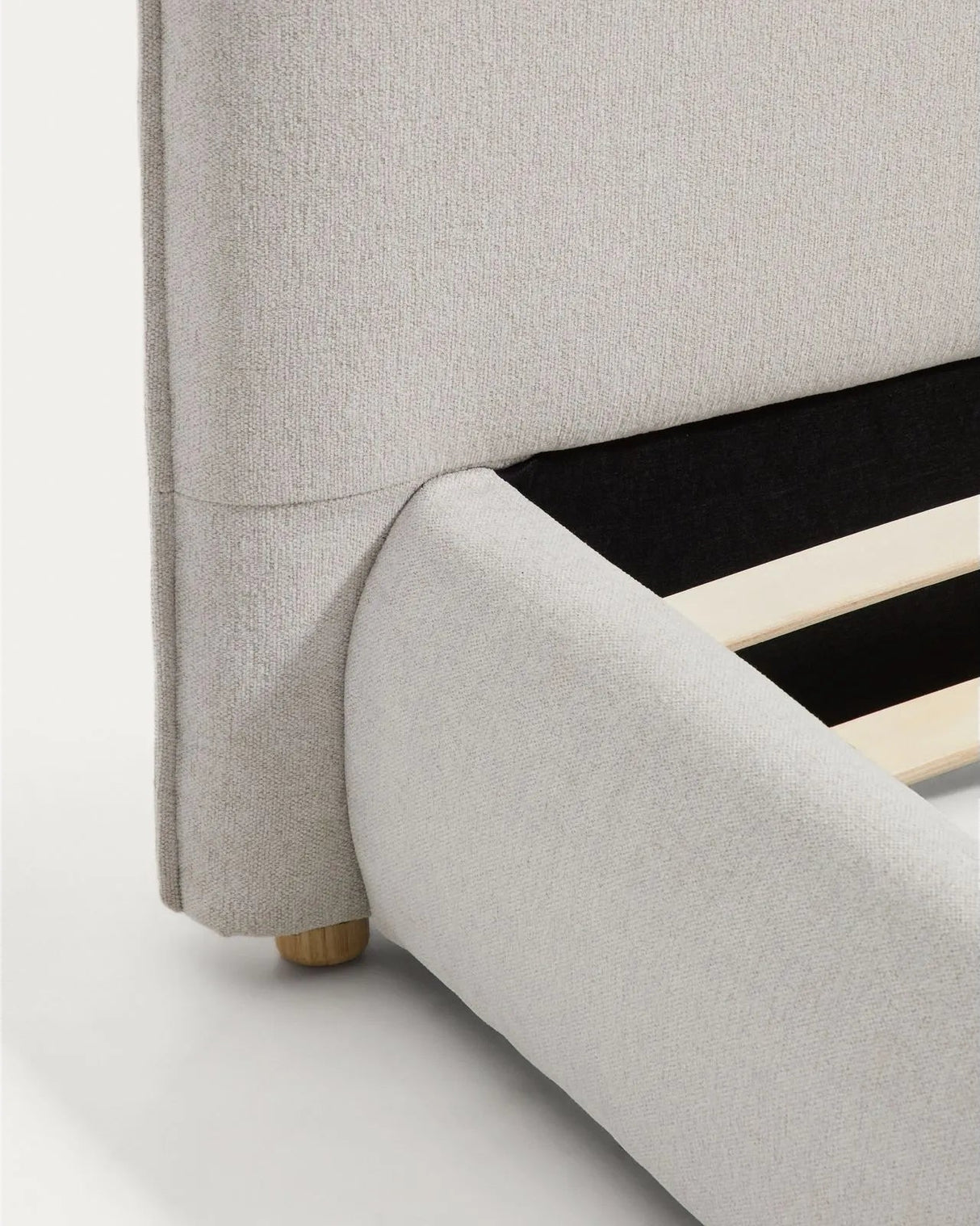 Bett Elerio mit Chenille für Matratzengröße 90 x 200 cm von Kave Home – Bild 7