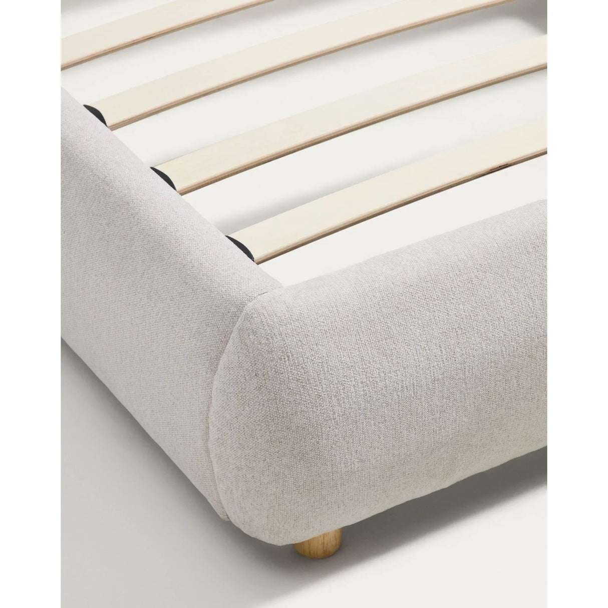Bett Elerio mit Chenille für Matratzengröße 90 x 200 cm von Kave Home – Bild 8