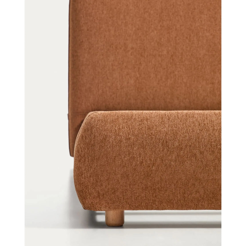 Bett Elerio mit kupferfarbener Chenille für Matratzengröße 160 x 200 cm von Kave Home – Bild 8