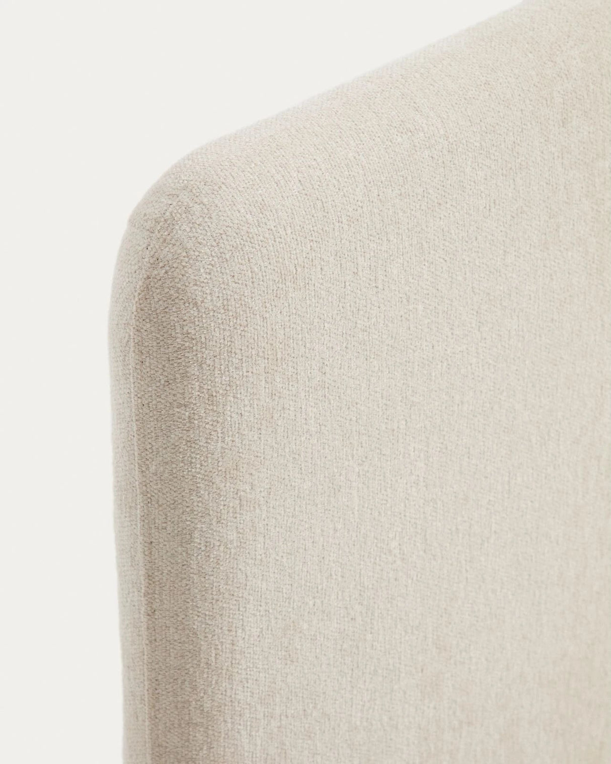 Bett Selven in beiger Chenille für Matratzen 180 x 200 cm von Kave Home – Bild 5