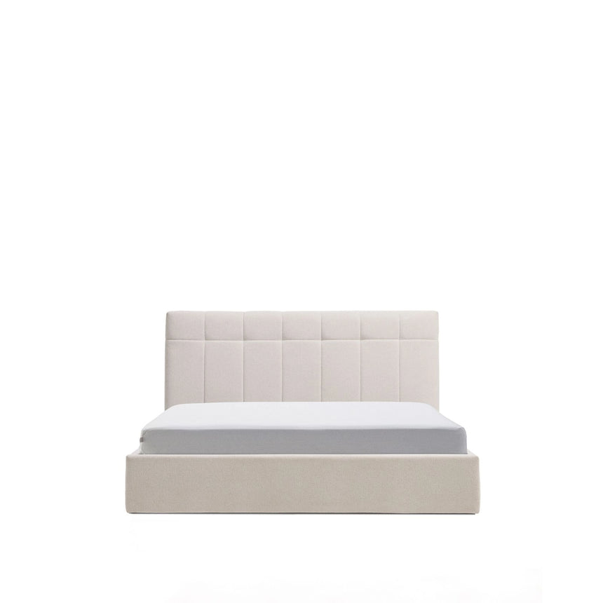 Bett mit klappbarem Bettkasten Darnela in Chenille für Matratzen 160 x 200 cm von Kave Home – Bild 1