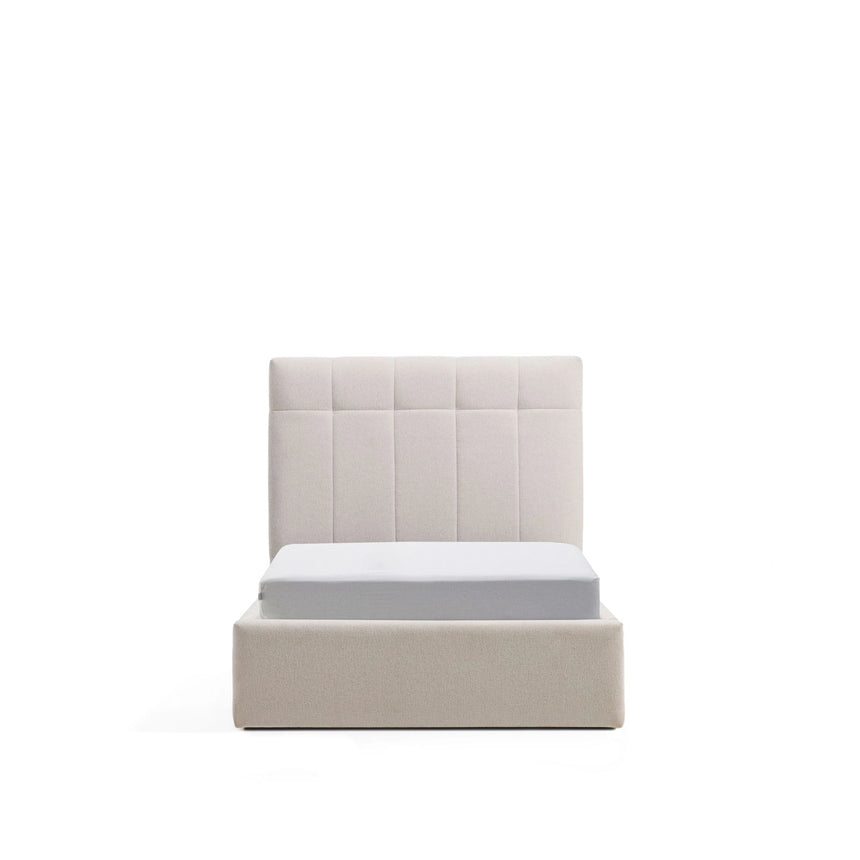 Bett mit klappbarem Bettkasten Darnela in Chenille für Matratzen 90 x 200 cm von Kave Home – Bild 1