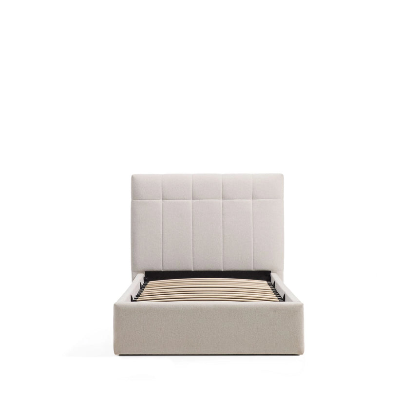 Bett mit klappbarem Bettkasten Darnela in Chenille für Matratzen 90 x 200 cm von Kave Home – Bild 3