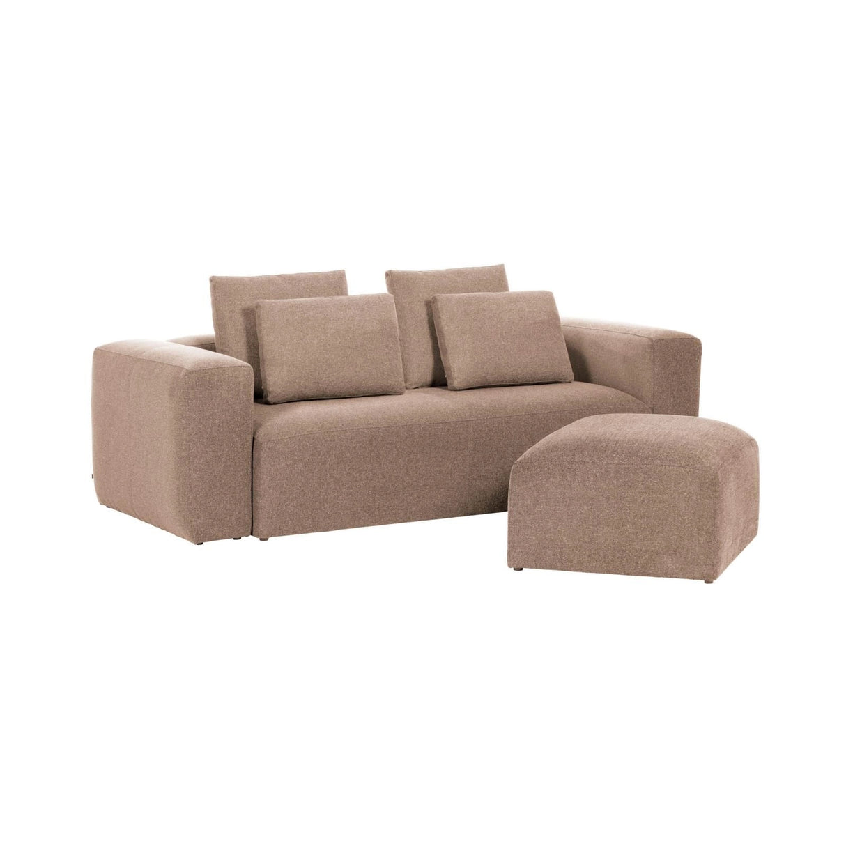 Blok 3-Sitzer Sofa rosa 240 cm von Kave Home – Produktbild 7