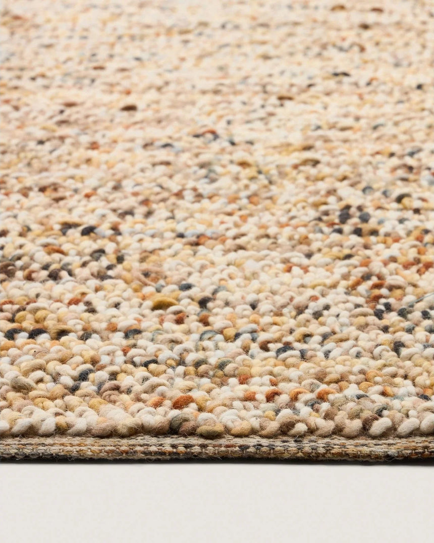 Bouclé-Wollteppich Elanis, mehrfarbig, 160 x 230 cm von Kave Home – Bild 6