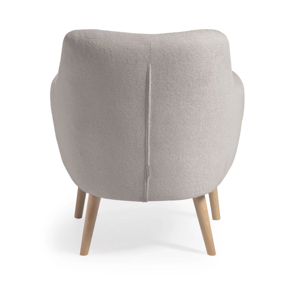 Candela Sessel Mikro-Bouclé in Grau FSC Mix Credit von Kave Home – Produktbild 8