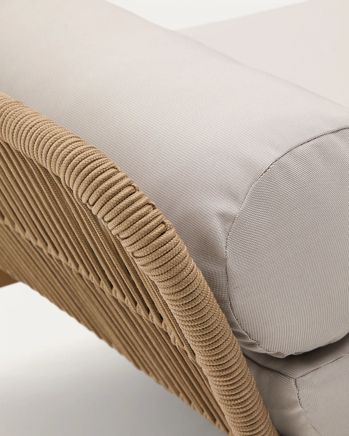 Catalina Daybed aus Seil in Grau und massivem Akazienholz FSC 100% von Kave Home – Produktbild 3