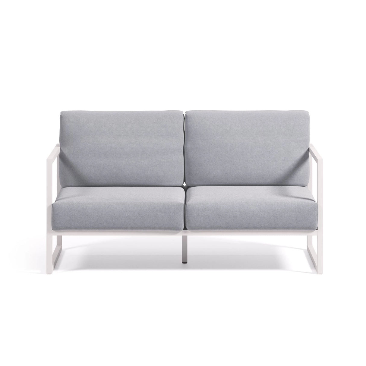 Comova 2-Sitzer-Sofa 100% outdoor blau und Aluminium weiss 150 cm von Kave Home – Bild 5