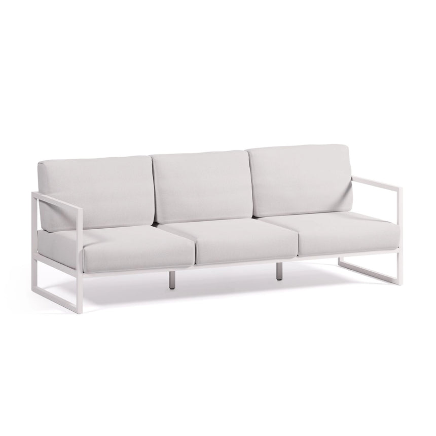 Comova 3-Sitzer-Sofa 100% weiß und Aluminium weiß 222 cm von Kave Home – Bild 5