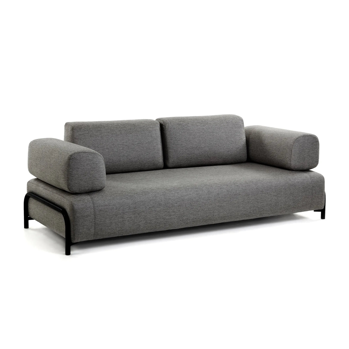 Compo 3-Sitzer Sofa dunkelgrau 232 cm von Kave Home – Produktbild 1