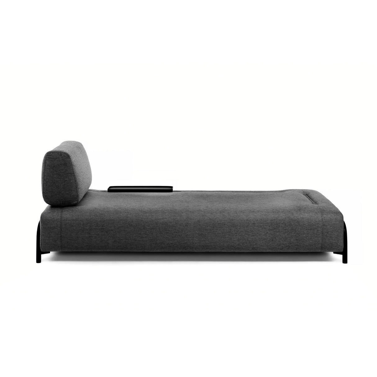 Compo 3-Sitzer Sofa dunkelgrau mit kleinem Tablett 232 cm von Kave Home – Produktbild 5