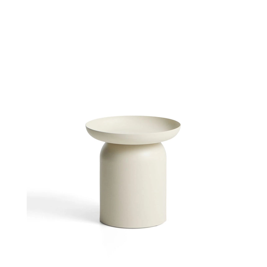 Couchtisch Arcola aus Aluminium in Ecru, Ø45 cm von Kave Home – Bild 1