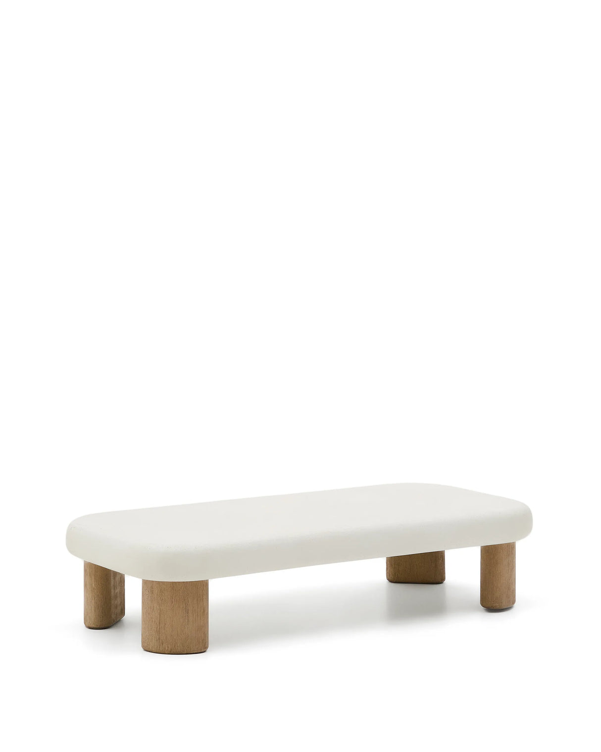 Couchtisch Labra aus Zement und Akazienholz 140 x 70 cm von Kave Home – Produktbild 10