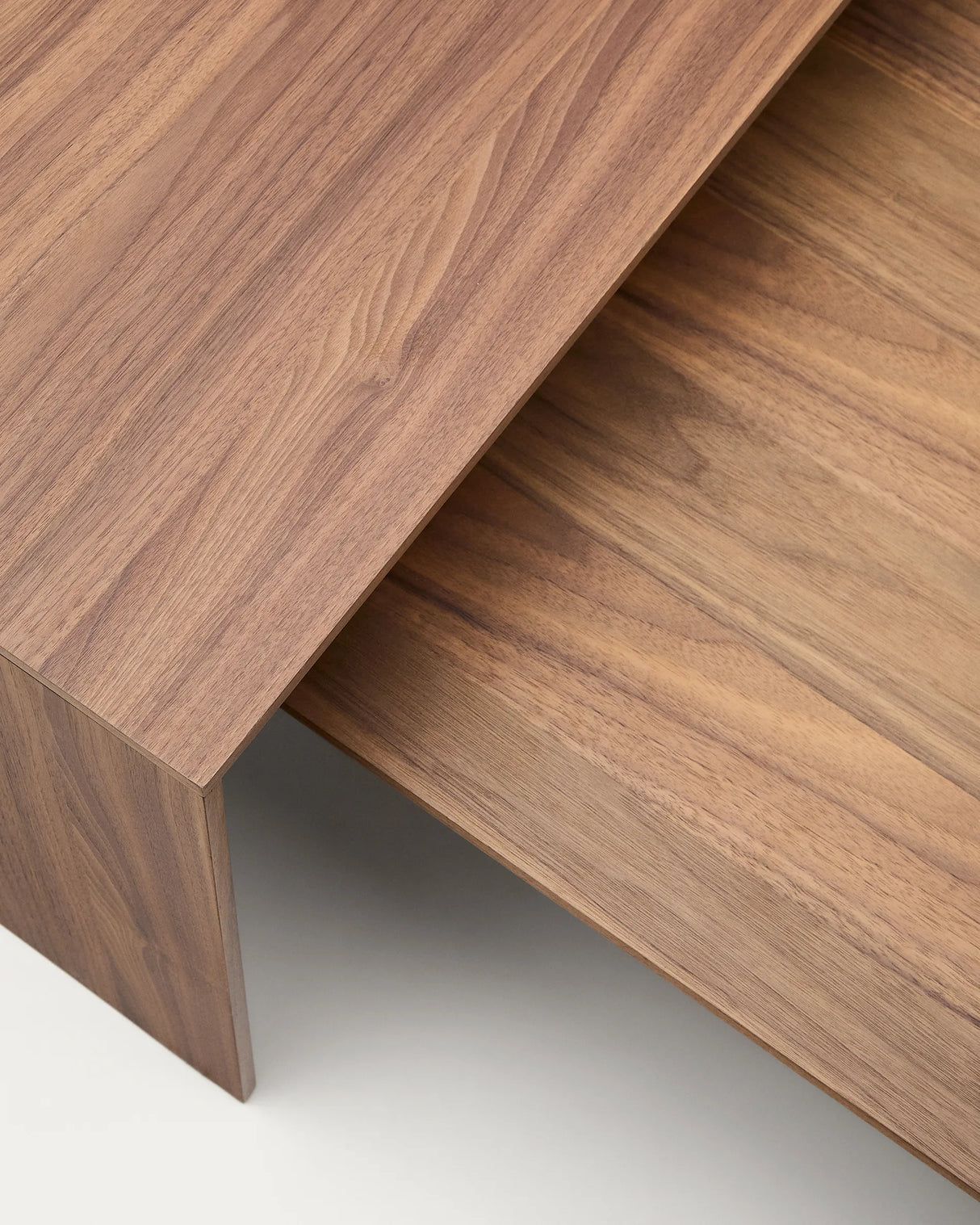 Couchtisch Litto aus Walnussfurnier 140 x 70 cm von Kave Home – Produktbild 3