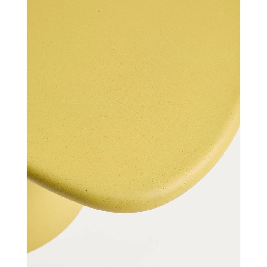 Couchtisch Macarella aus senfgelbem Zement, 83 x 77 cm von Kave Home – Bild 7