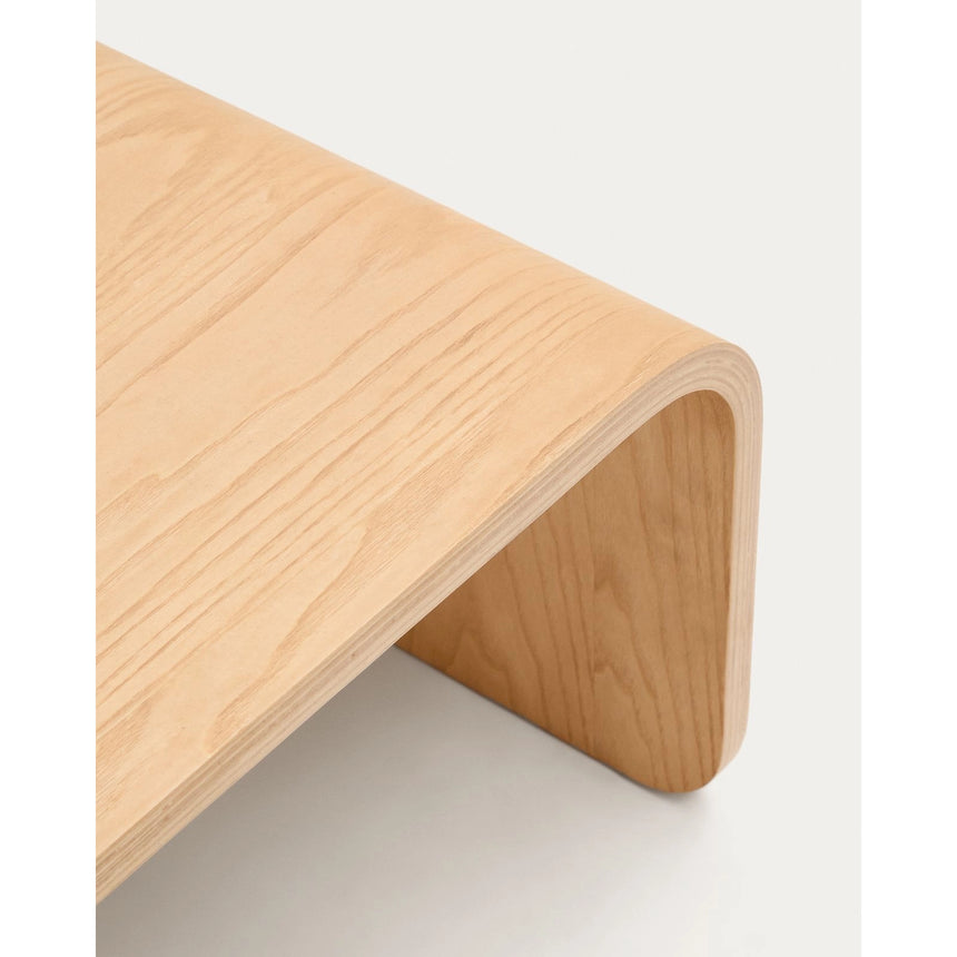 Couchtisch Olaria aus Terrakotta und Eichenfurnier mit naturfarbenem Finish 110 x 60 cm von Kave Home – Bild 9