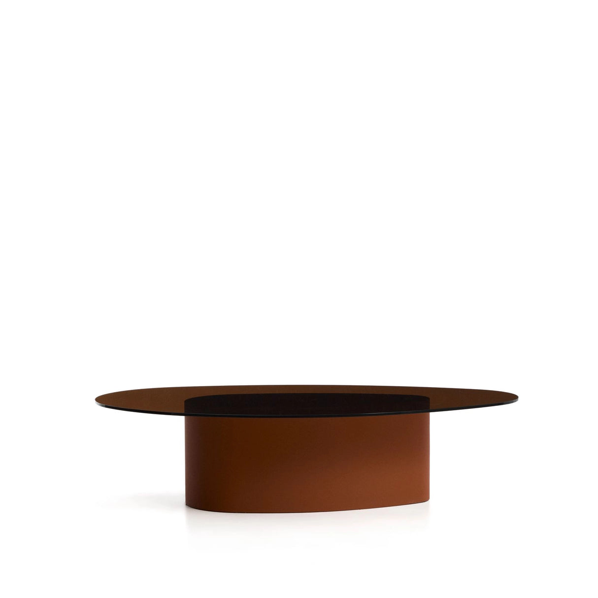 Couchtisch Olir aus gehärtetem Glas und braunem Stahl 140 x 80 cm von Kave Home – Bild 1