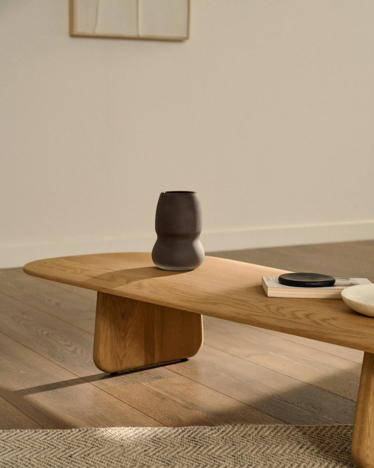 Couchtisch Pirita aus massiver Eiche mit natürlichem Finish 146 x 56,5 cm FSC 100% von Kave Home – Produktbild 6