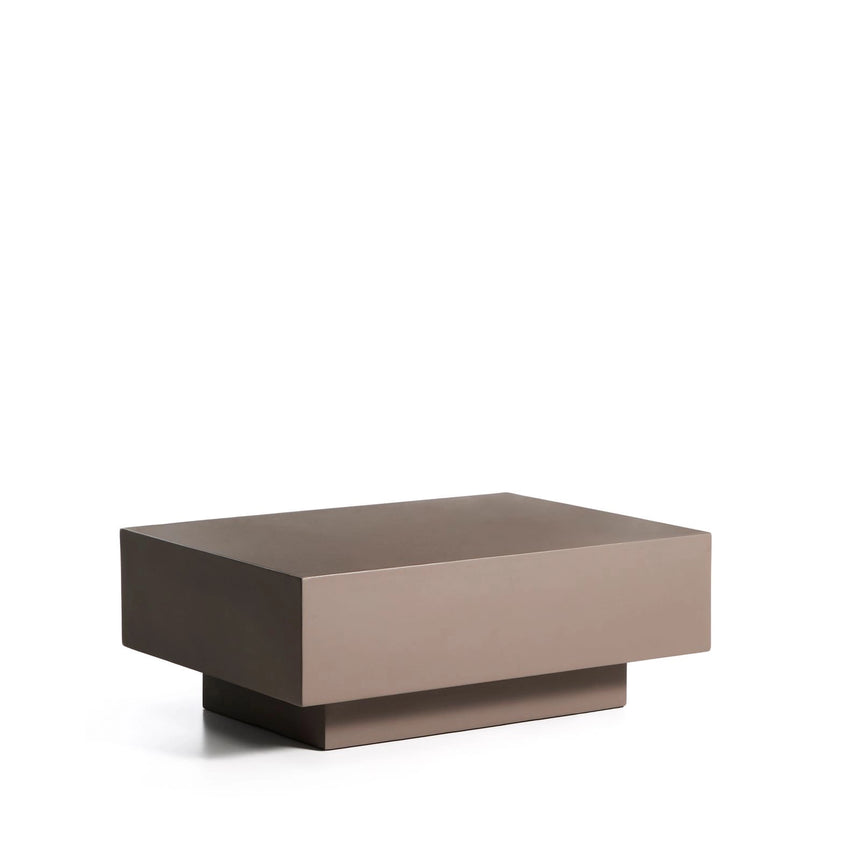 Couchtisch Rustella aus braunem Zement, 80 x 60 cm von Kave Home – Bild 6