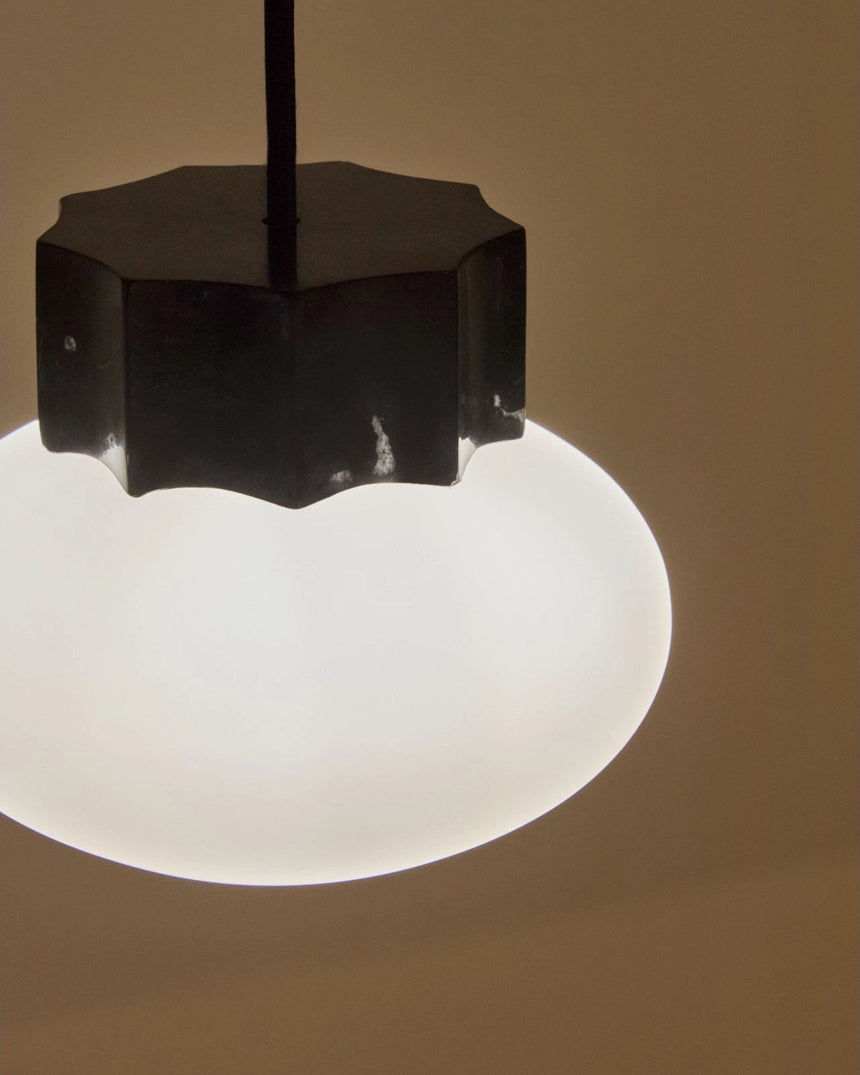 Deckenleuchte Idela aus Rauchglas und schwarzem Marmor, Ø 15 cm von Kave Home – Bild 3