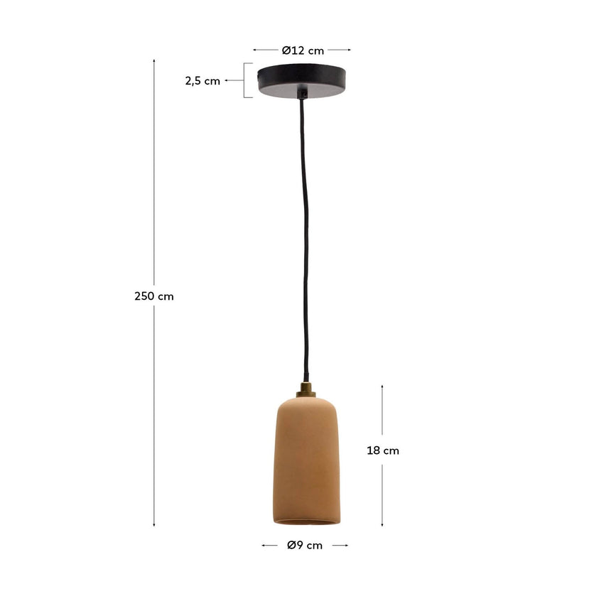 Deckenleuchte Madsen aus Terrakotta Ø 8 cm von Kave Home – Bild 2