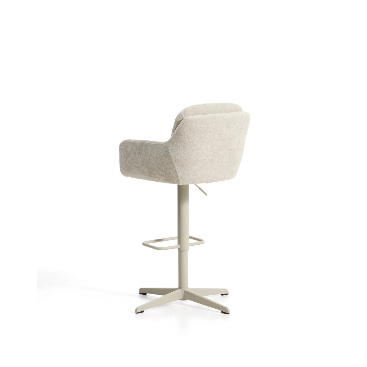 Drehhocker Lexa mit Chenille und Stahlbeinen, verschiedene Finishes von Kave Home – Bild 9