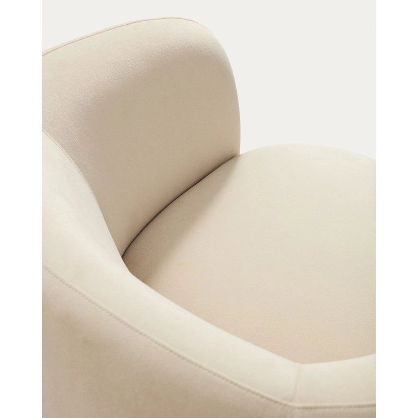 Drehsessel Odenia in Samtoptik FSC Mix Credit von Kave Home – Bild 10