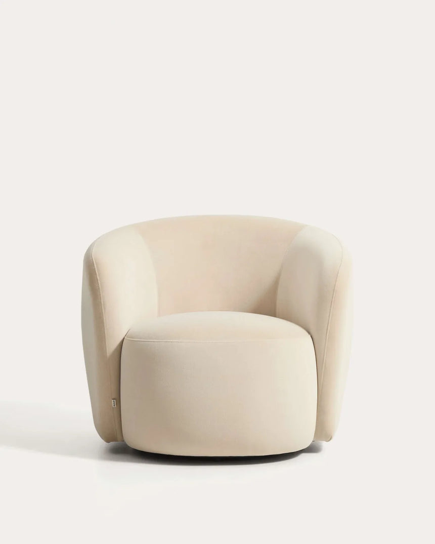 Drehsessel Odenia in Samtoptik FSC Mix Credit von Kave Home – Bild 3