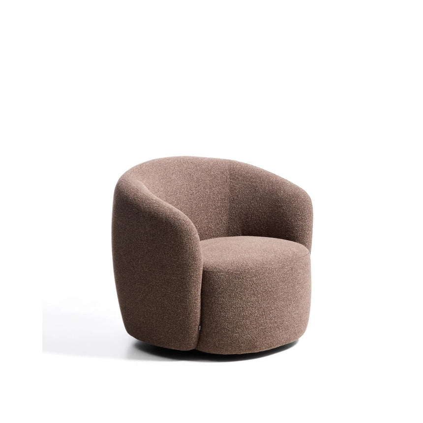Drehsessel Odenia mit Micro-Bouclé in verschiedenen Farben von Kave Home – Bild 1