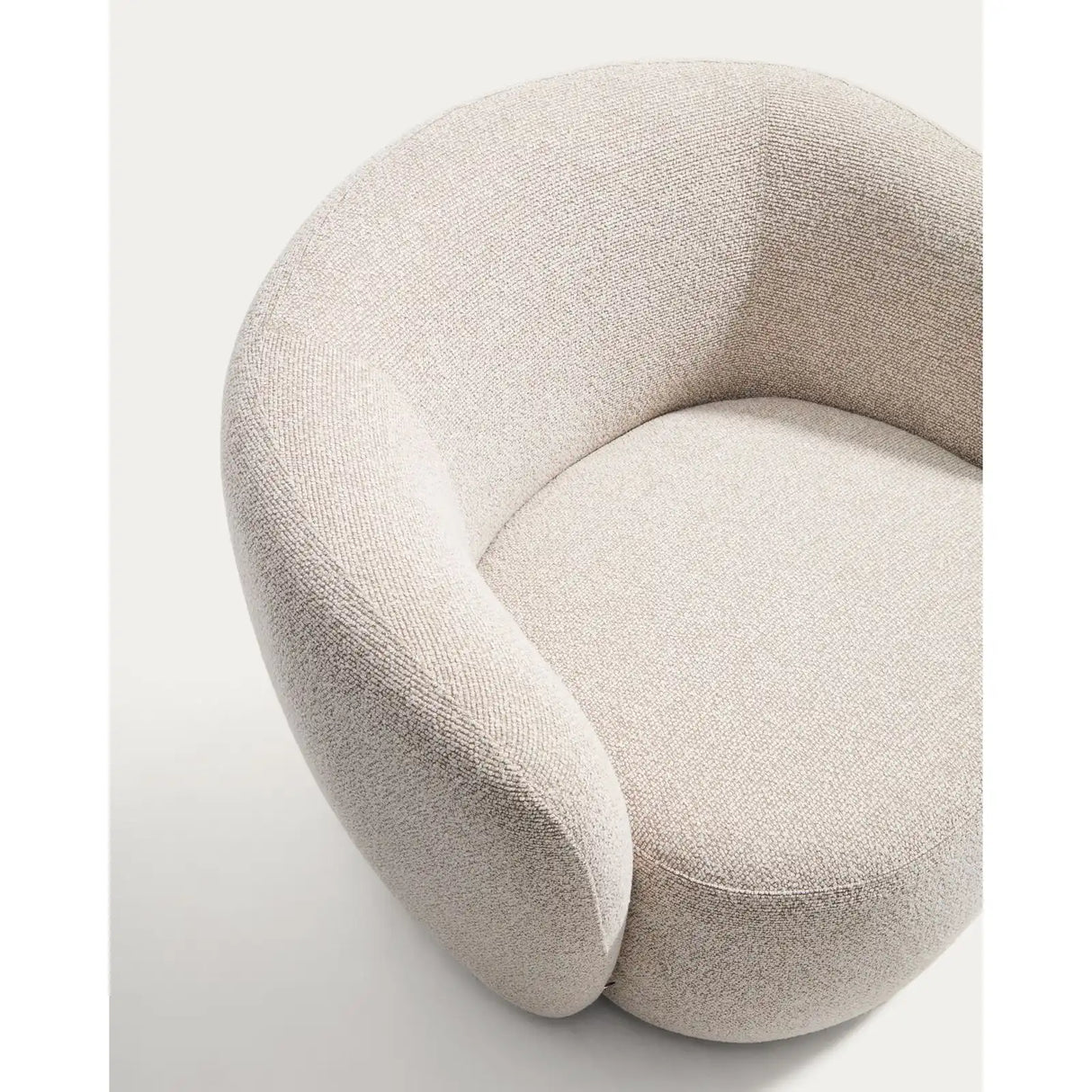 Drehsessel Odenia mit beigem Micro-Bouclé von Kave Home – Bild 10