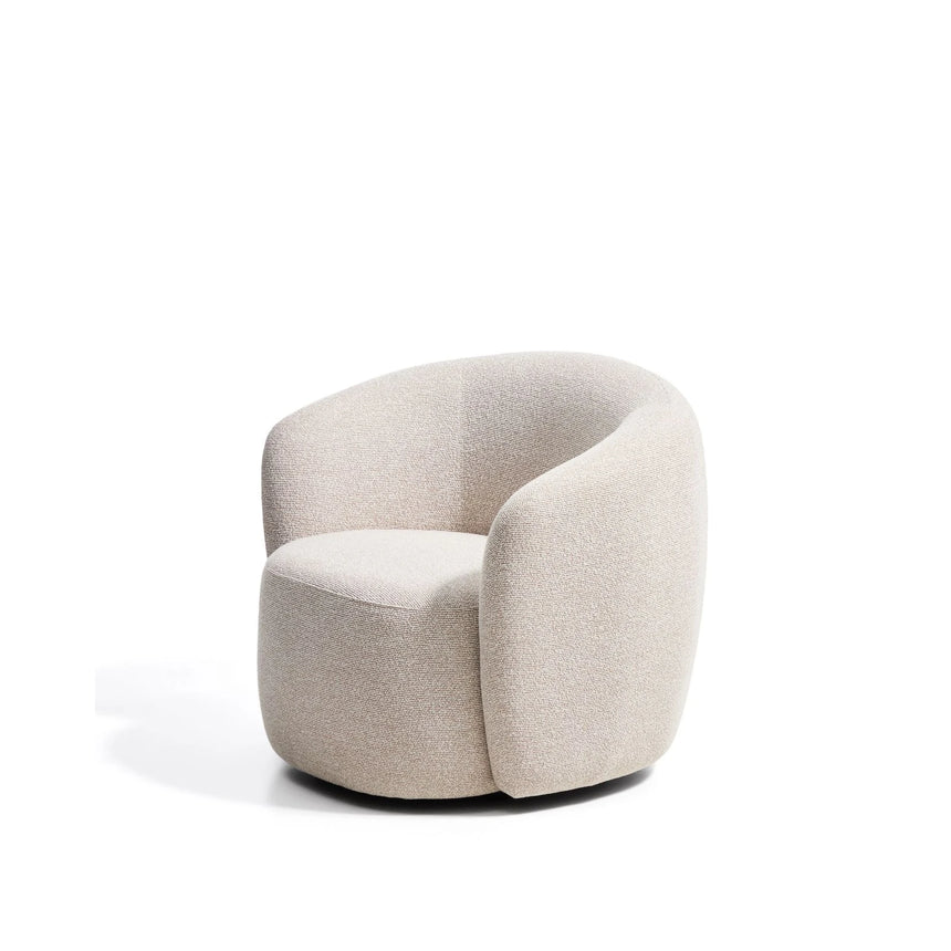 Drehsessel Odenia mit beigem Micro-Bouclé von Kave Home – Bild 8