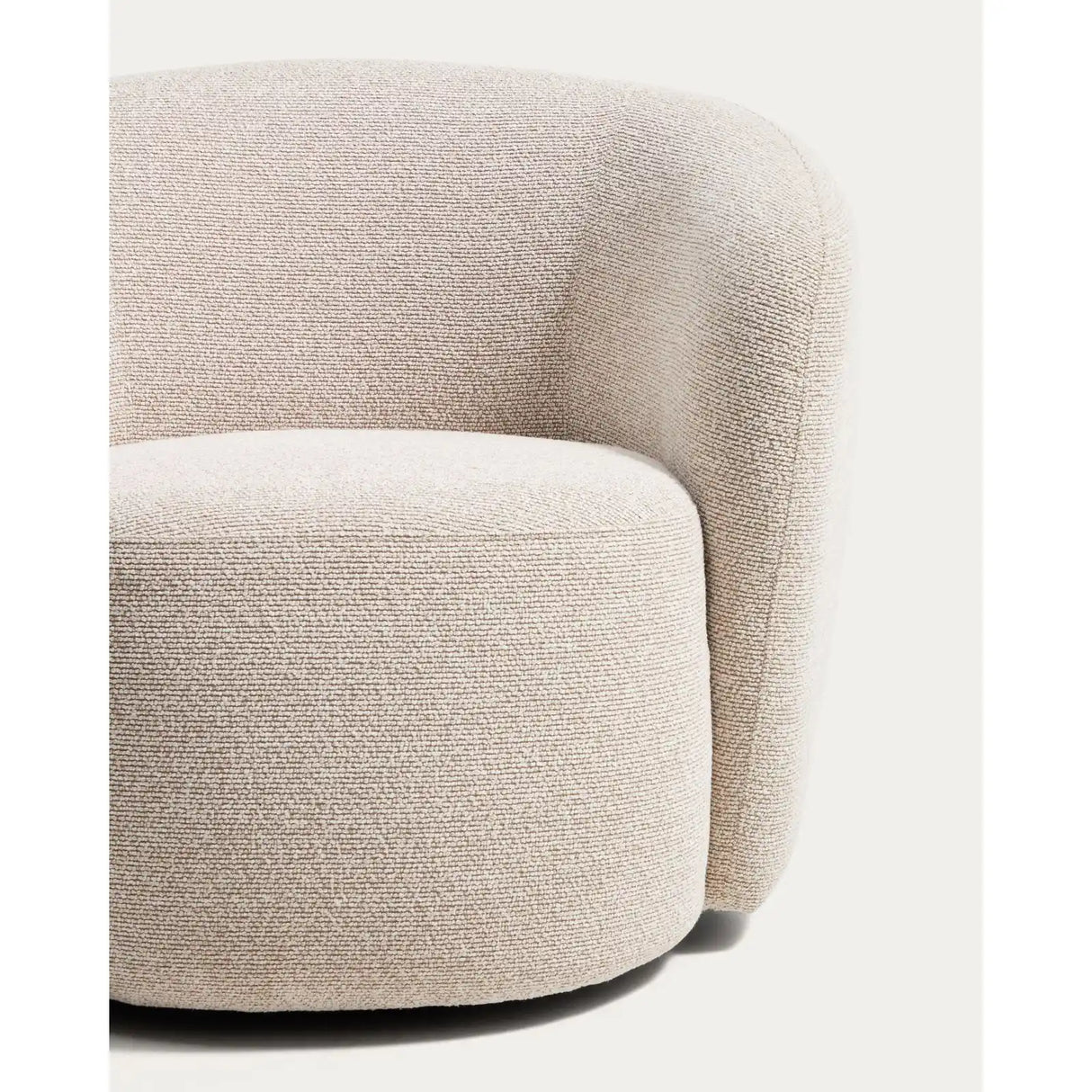 Drehsessel Odenia mit beigem Micro-Bouclé von Kave Home – Bild 9