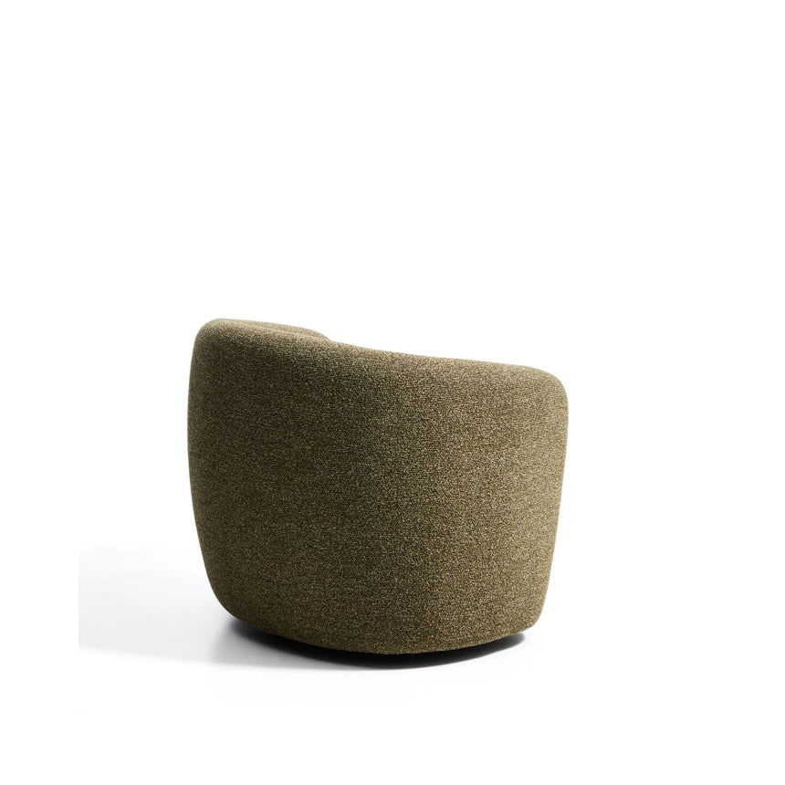 Drehsessel Odenia mit olivgrünem Micro-Bouclé von Kave Home – Bild 5