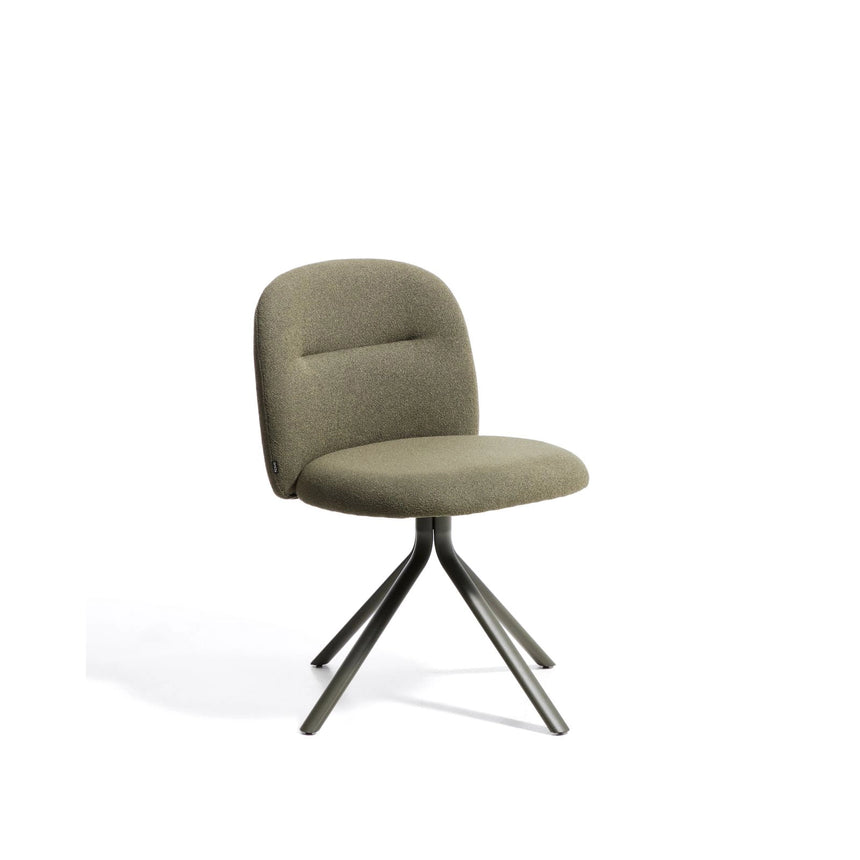 Drehstuhl Arino aus Chenille und Metallbeinen von Kave Home – Bild 1