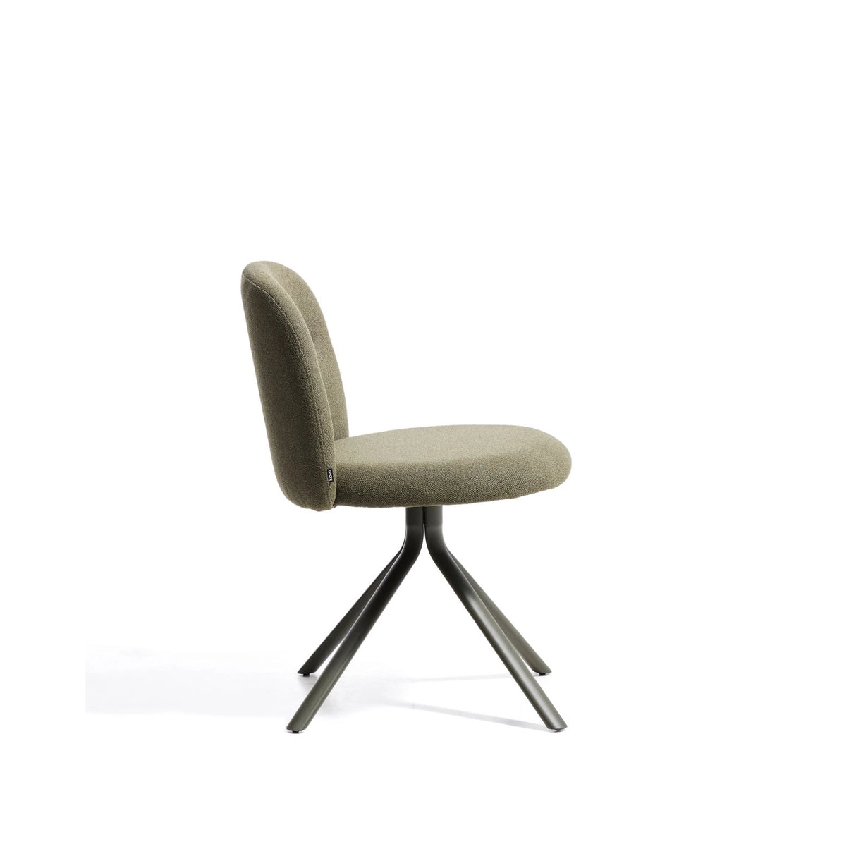 Drehstuhl Arino aus Chenille und Metallbeinen von Kave Home – Bild 5