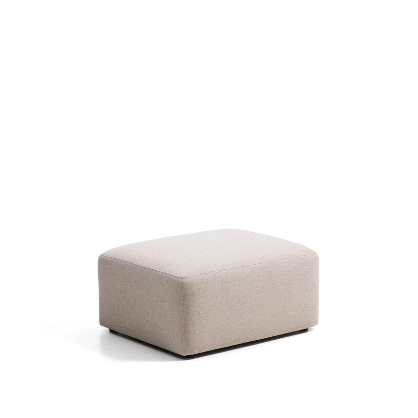 Fußablage Blok in beiger Chenille, 90 x 74 cm, FSC Mix Credit von Kave Home – Bild 4