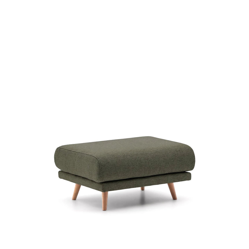 Fußablage Karin mit Beinen aus massivem Buchenholz 90 x 70 cm von Kave Home – Bild 1