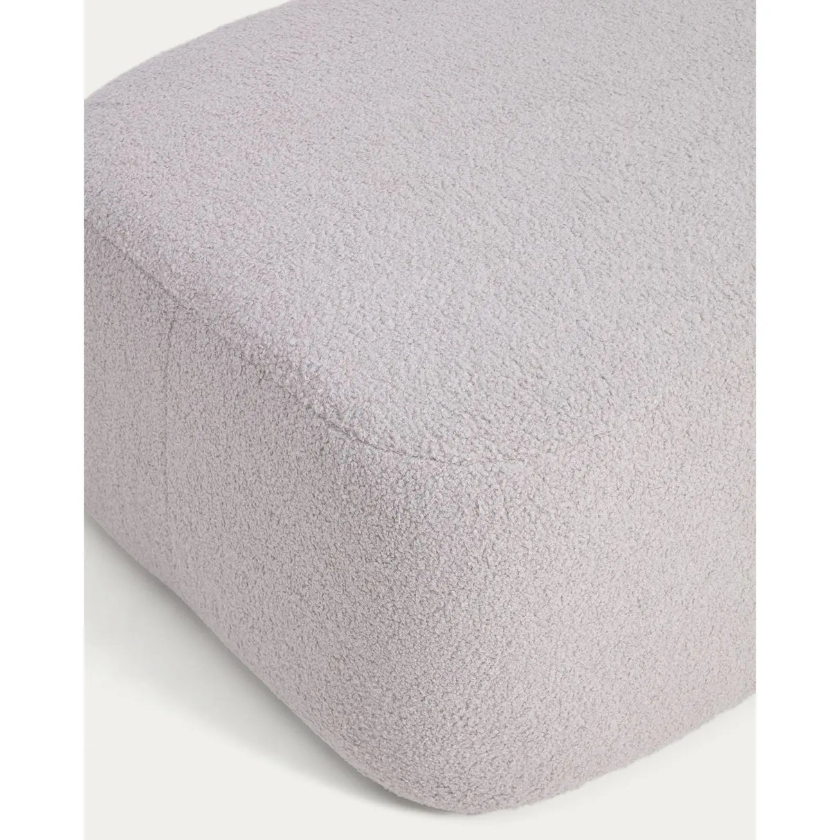 Fußablage Martina in Lammfelloptik in Grau 123 x 85 cm FSC Mix Credit von Kave Home – Produktbild 5