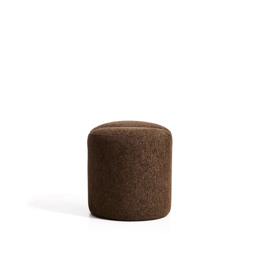 Fußablage Nedilo rund aus Chenille oder Jacquard-Gewebe FSC Mix Credit von Kave Home – Bild 4